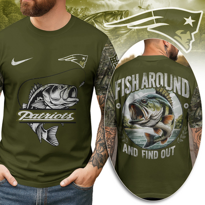 NEP Premium Fish Around And Find Out 3D Shirt DDT CTND