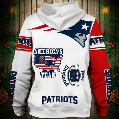 NEP Premium NFL V3 3D Graphic Hoodie DDT NTL