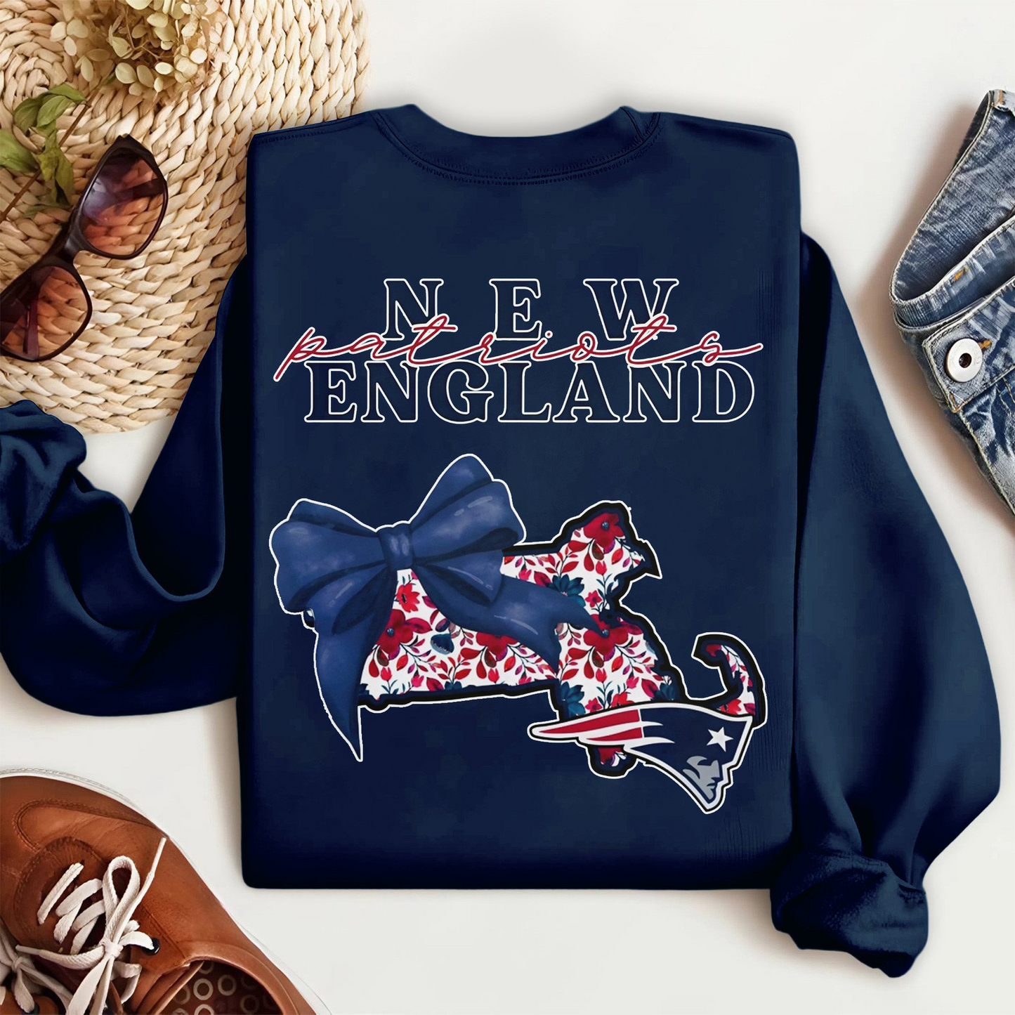 NEP Premium NFL Cozy State Bow Sweatshirt DDT NTL