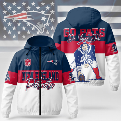 NEP Premium NFL Fan Pride Windbreaker Jacket DDT NTL