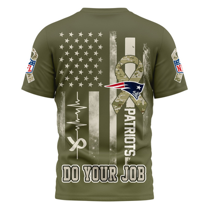 NEP Premium NFL Salute to Service Camo 3D Shirt DDT CTND