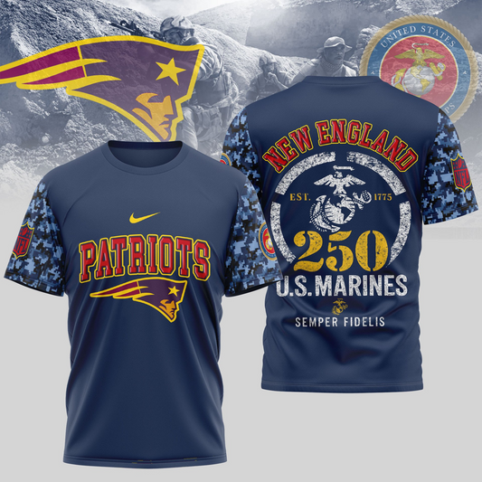NEP Premium U.S.M.C 250 Years Semper Fi 3D Shirt DDT TTV