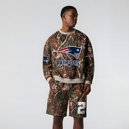 NEP x NFL Football Full Set Long Sweatshirt And Short Pants DATND TANTD