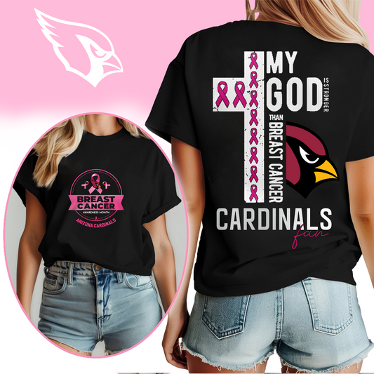 NFL AC - Breast Cancer My God In Stronger Shirt DDT HLP