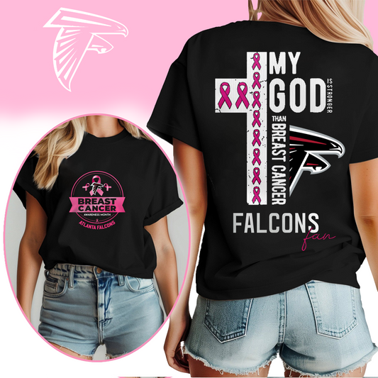 NFL AF - Breast Cancer My God In Stronger Shirt DDT HLP