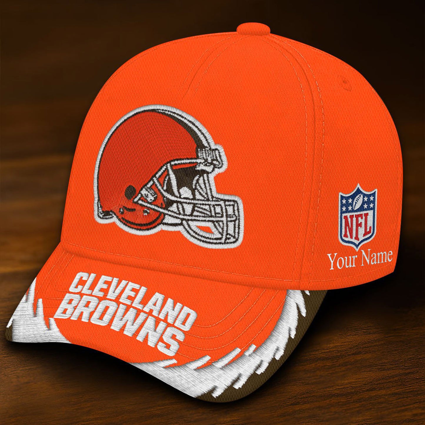 NFL CLE Team All Over Printed Classic Cap V5 NAK NHM