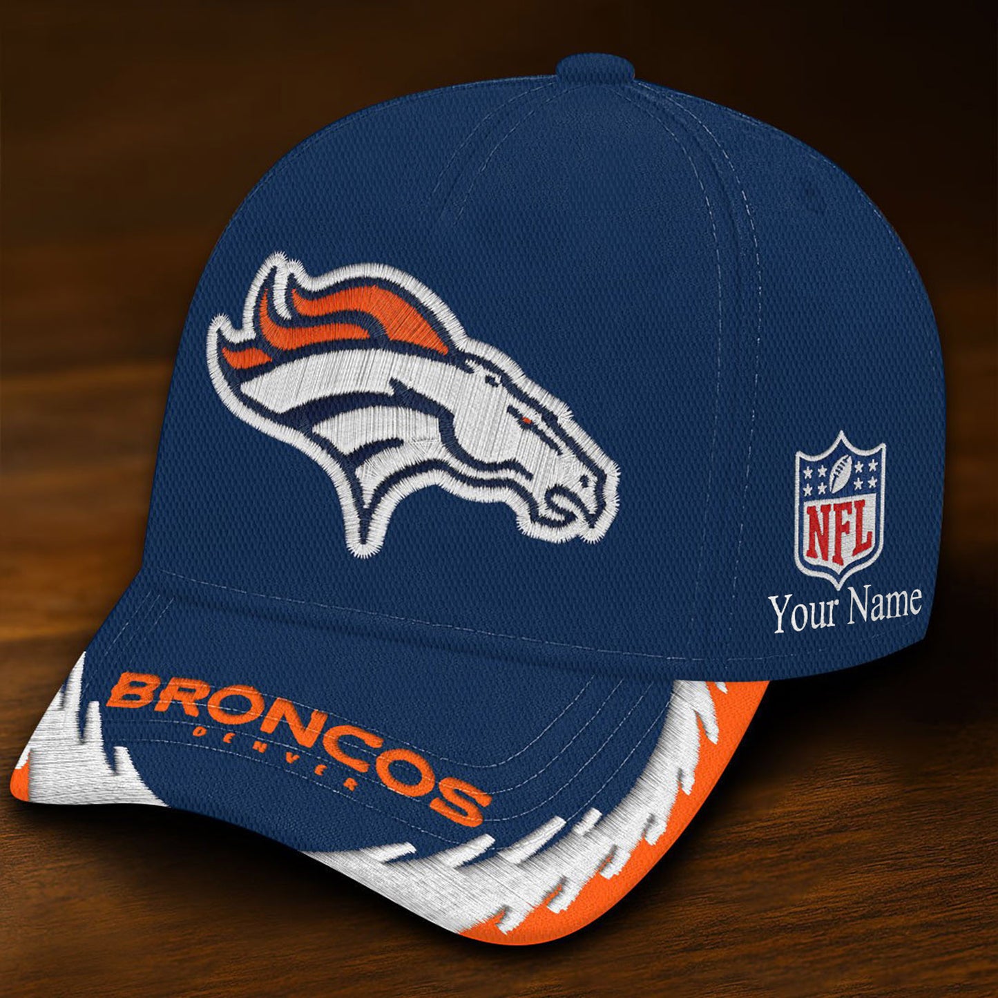 NFL DEN Team All Over Printed Classic Cap V5 NAK NHM