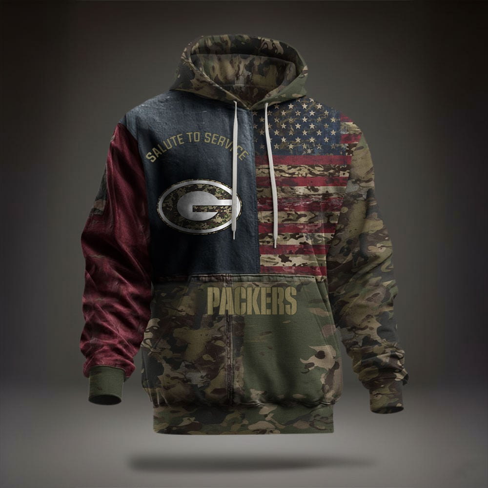 NFL GBP Salute To Service Hoodie DDT NTL