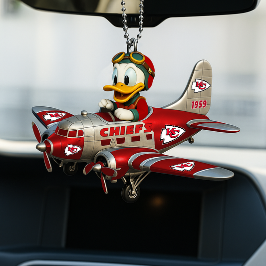 NFL KCC x DN Duck Premium Car Hanging Ornament DDT CTND