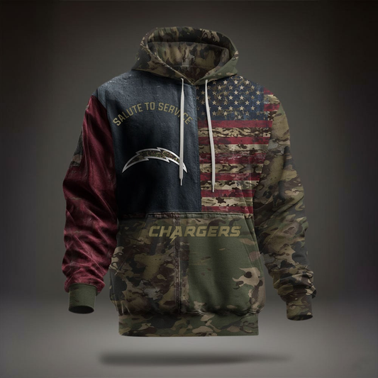 NFL LAC Salute To Service Hoodie DDT NTL