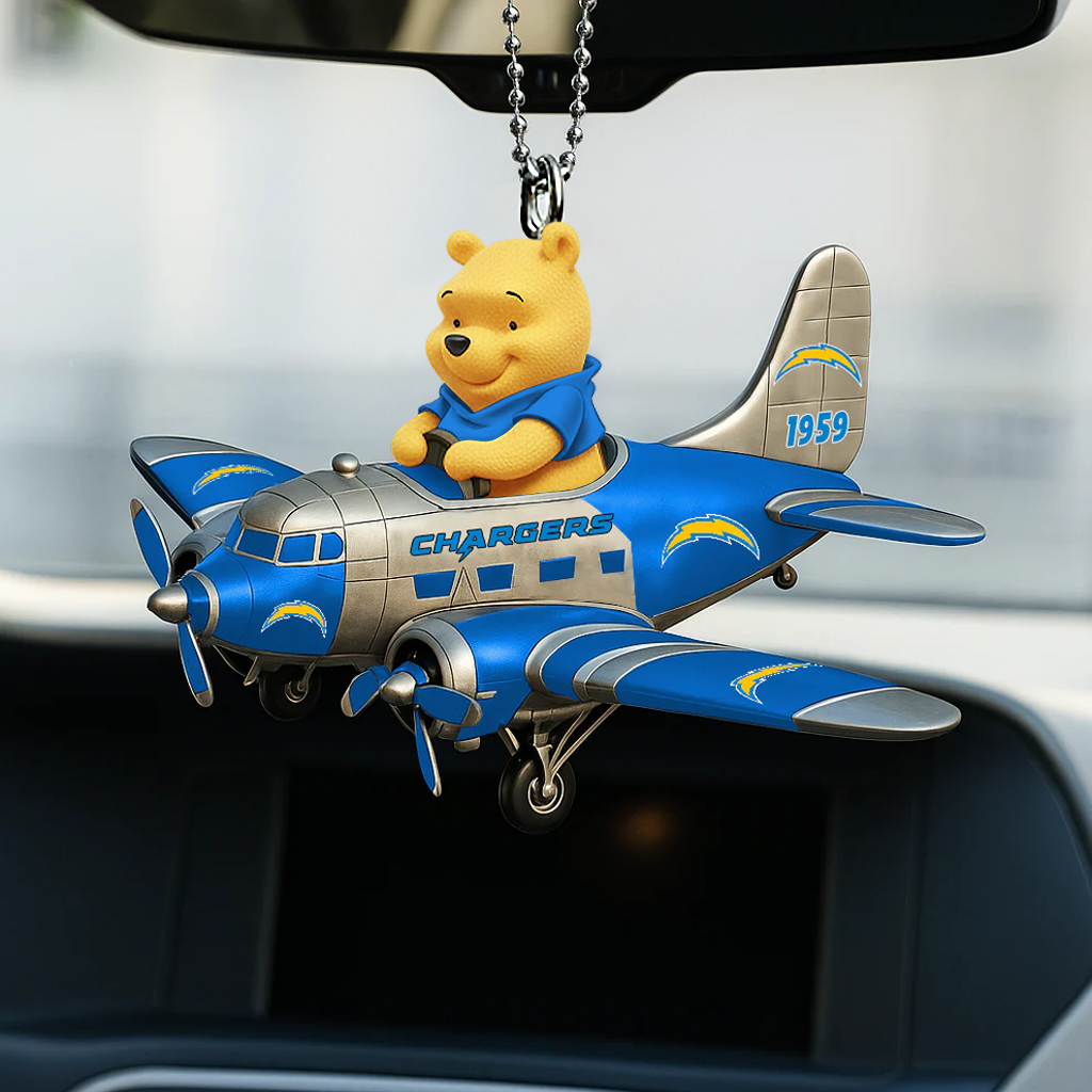 NFL LAC x Winnie The PH Premium Car Hanging Ornament DDT NTL