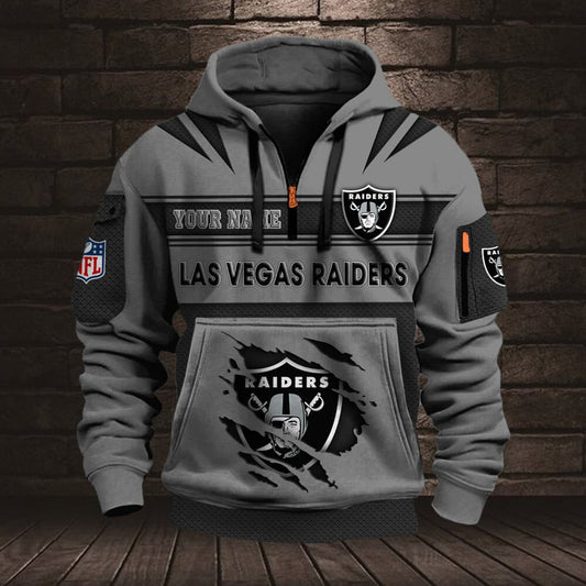 NFL LV Half Zip Pocket Sweatshirt V1 NAK NHM