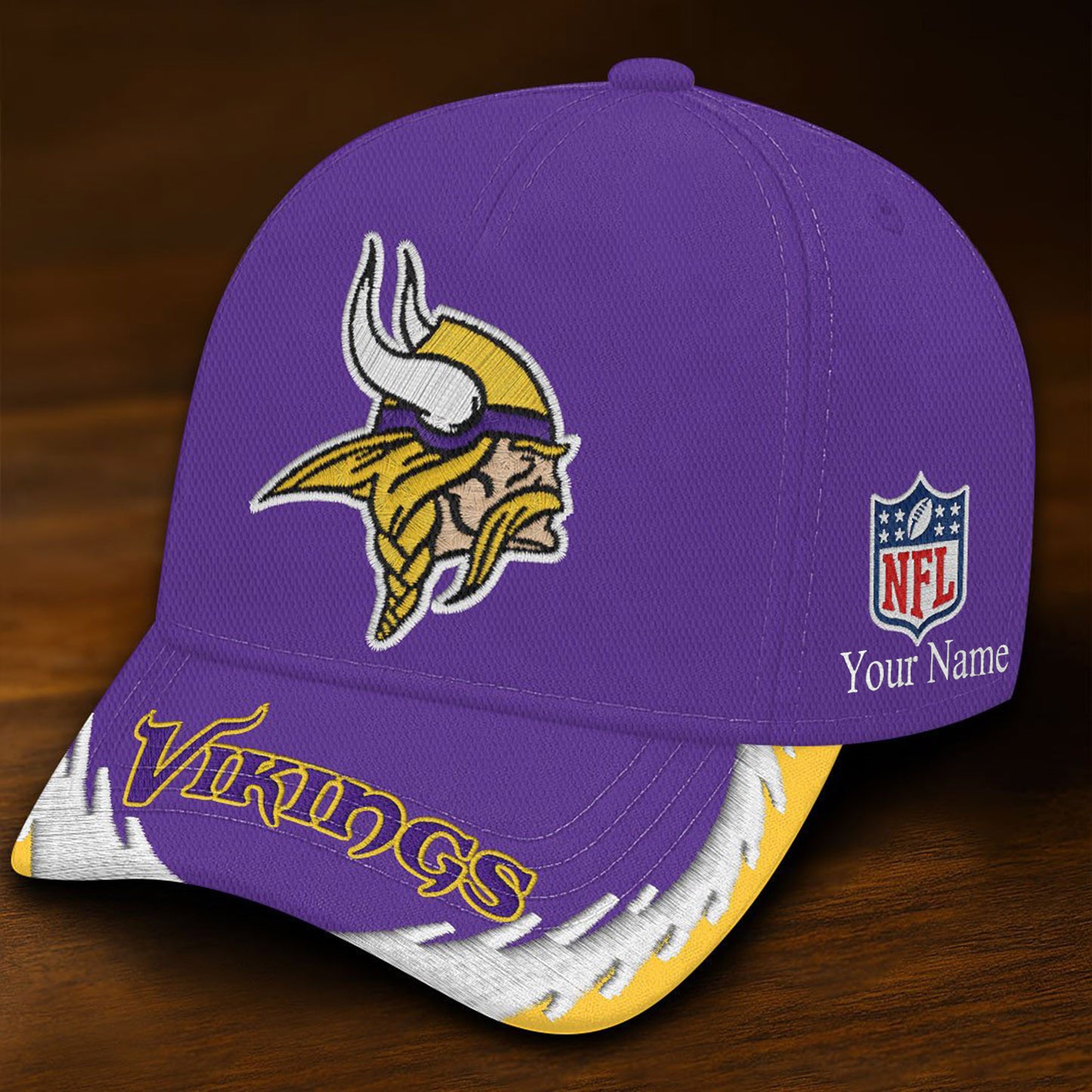 NFL MIN Team All Over Printed Classic Cap V5 NAK NHM