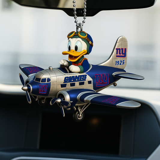 NFL NYG x DN Duck Premium Car Hanging Ornament DDT CTND