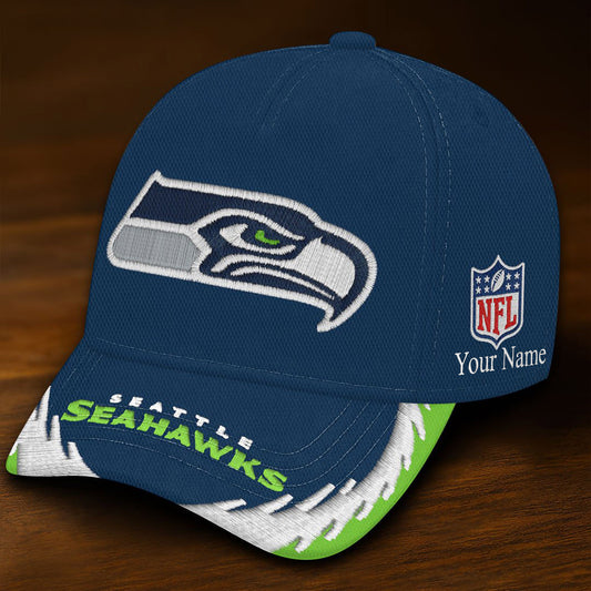 NFL SEA Team All Over Printed Classic Cap V5 NAK NHM