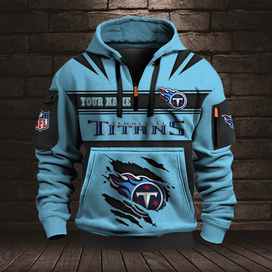 NFL TEN Half Zip Pocket Sweatshirt V1 NAK NHM