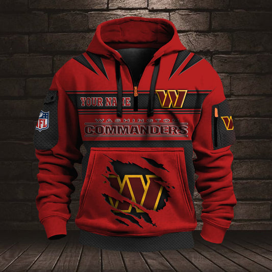 NFL WAS Half Zip Pocket Sweatshirt V1 NAK NHM