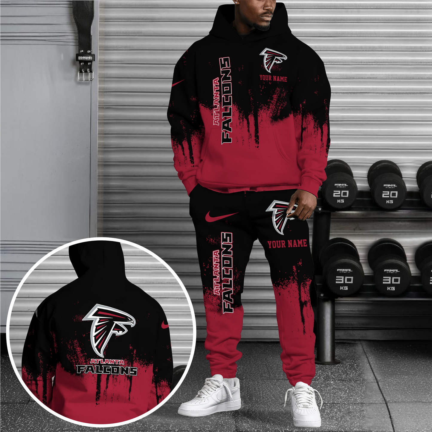 NFL x AF Combo Hoodie And Sweatpants V1 NAK NHT
