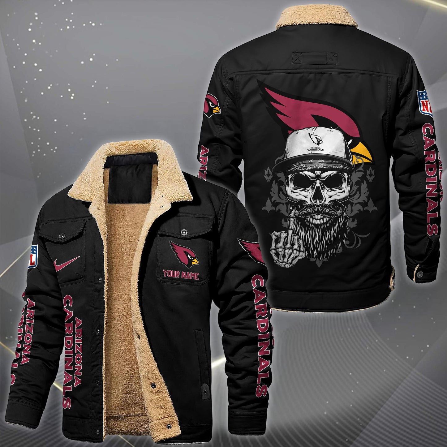 NFL x ARI Fleece Lined Cargo Jacket HLP