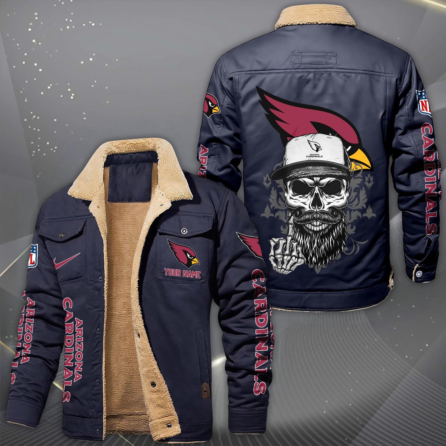 NFL x ARI Fleece Lined Cargo Jacket HLP