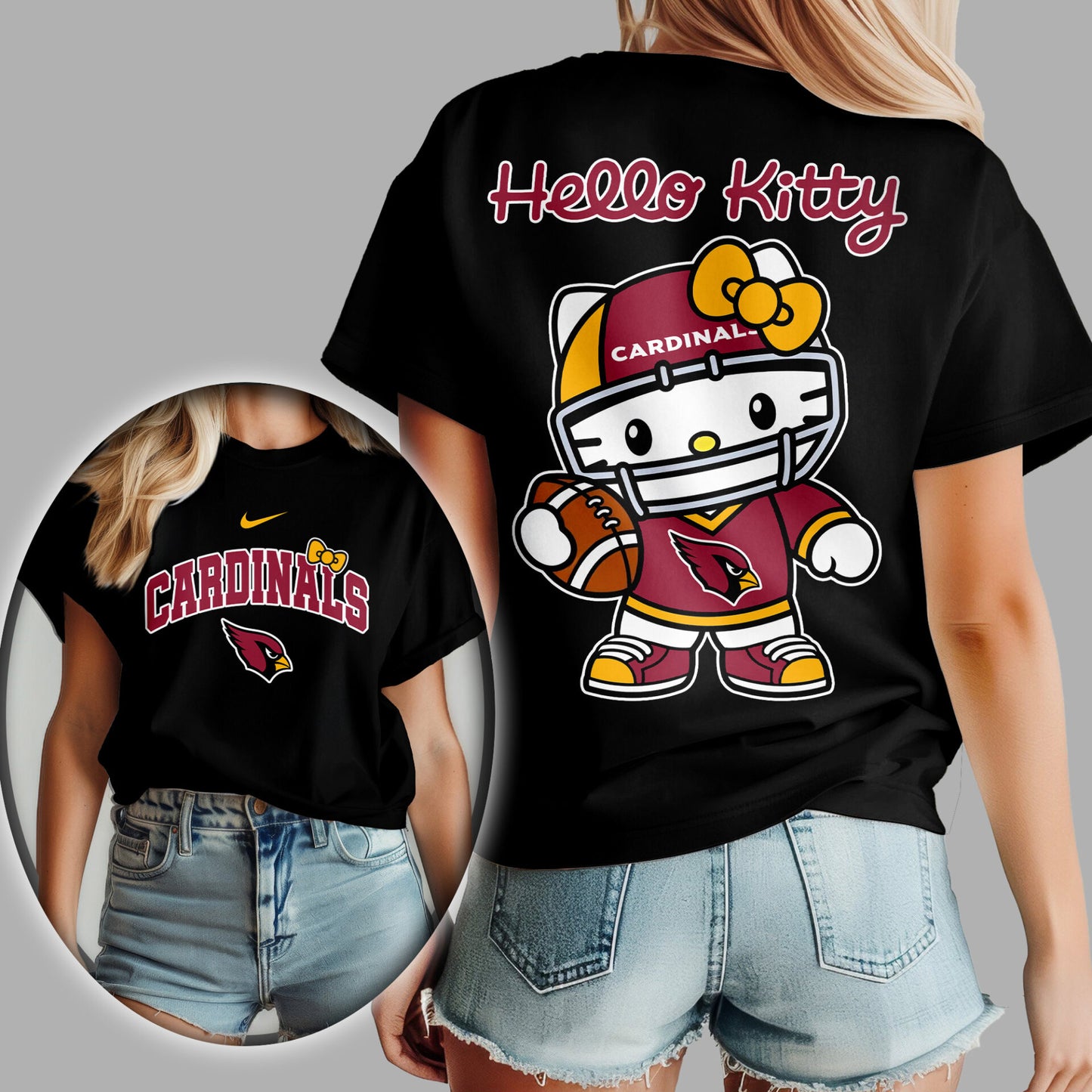 NFL x ARI Hello Kitty Premium 3D Shirt HLP