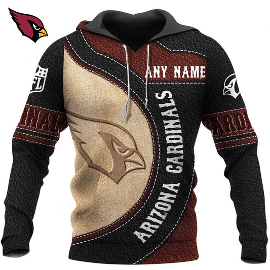 NFL x ARI Leather Pride Personalized Hoodie HLP