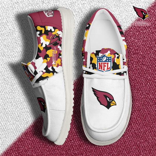 NFL x ARI Personalized Canvas Loafer Shoes HLP