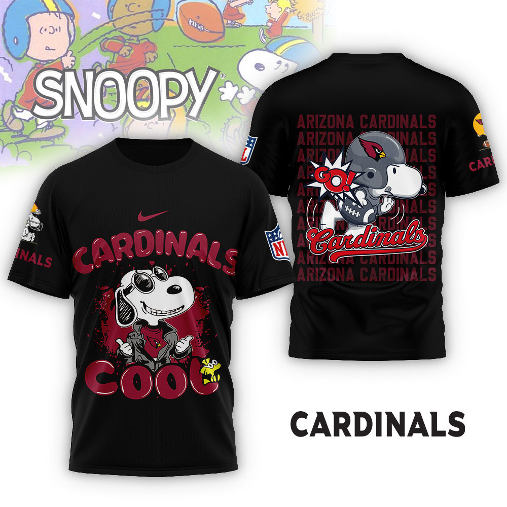 NFL x ARI Snoopy Cool 3D Shirt HLP 271025