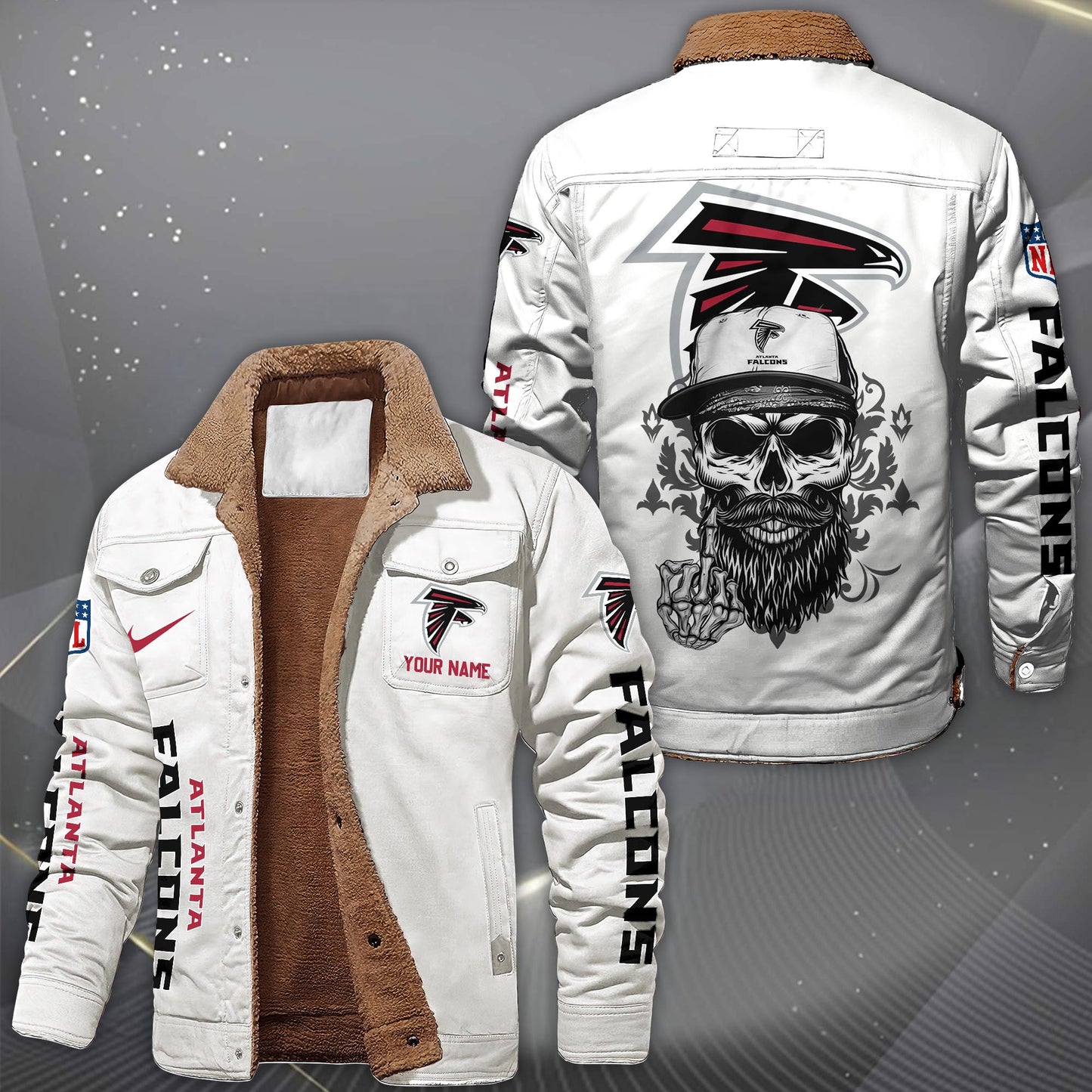 NFL x ATL Fleece Lined Cargo Jacket HLP