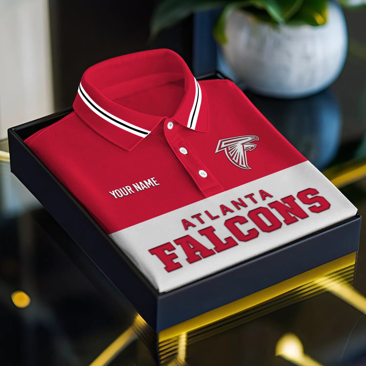 NFL x ATL Full Team 3D Printed Classic Polo Shirt V1 NAK NHM