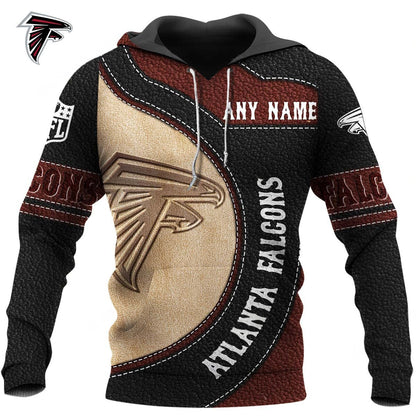 NFL x ATL Leather Pride Personalized Hoodie HLP