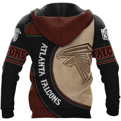 NFL x ATL Leather Pride Personalized Hoodie HLP