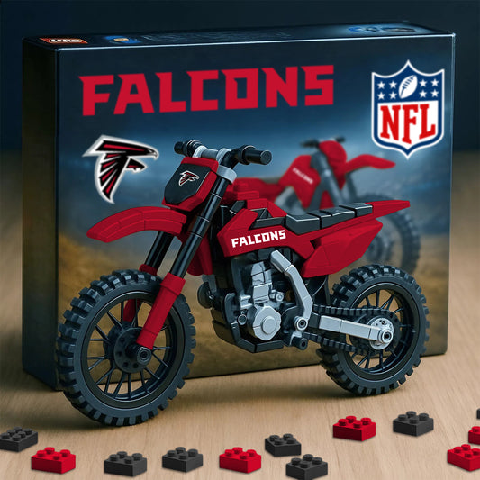 NFL x ATL Motorcycle Building Block Set V1 NAK NHM