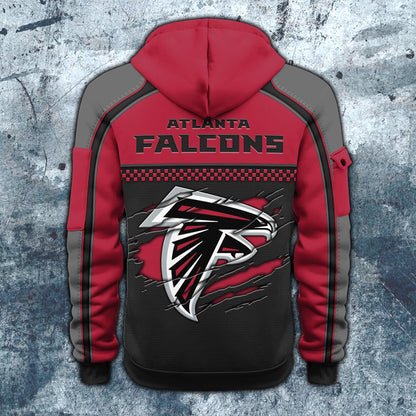 NFL x ATL Personalized Half-zip Hoodie HLP