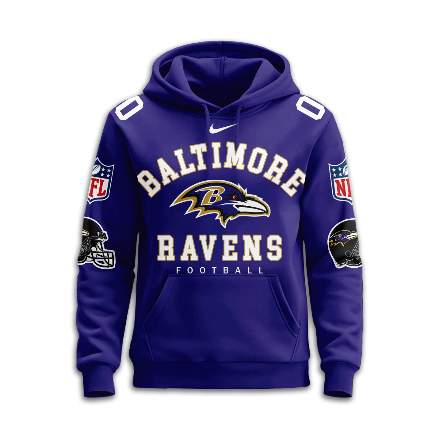 NFL x BAL Go Personalized Hoodie HLP