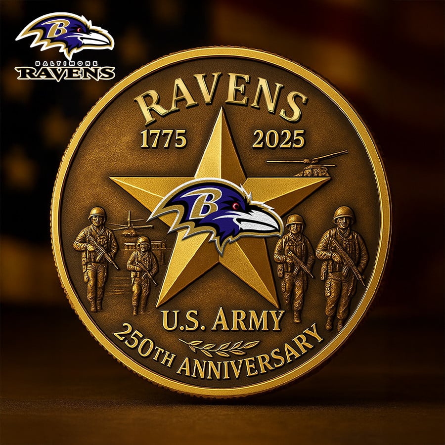 NFL X BAL Premium U.S Army Anniversary Coin HLP