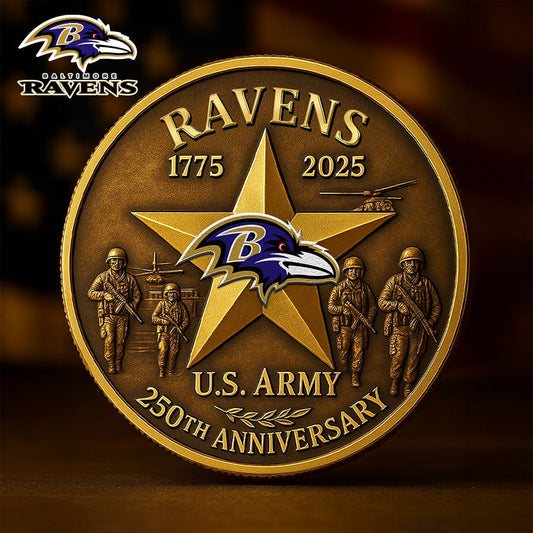 NFL X BAL Premium U.S Army Anniversary Coin HLP