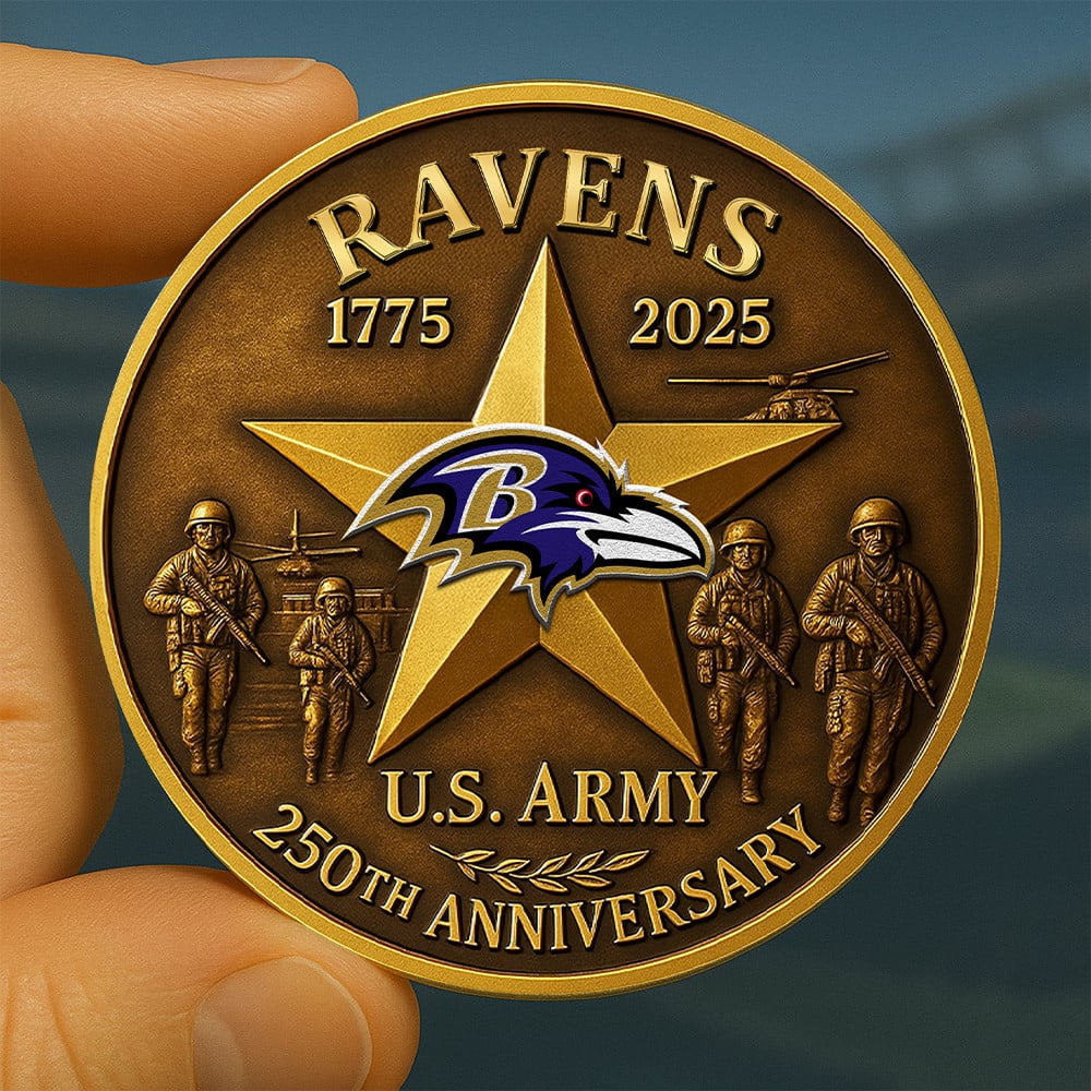 NFL X BAL Premium U.S Army Anniversary Coin HLP