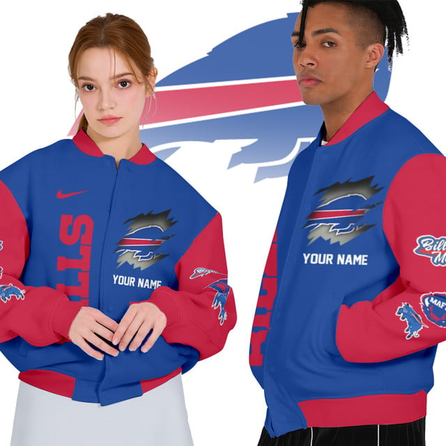 NFL x BB Personalized Custom Baseball Jacket V1 NAK