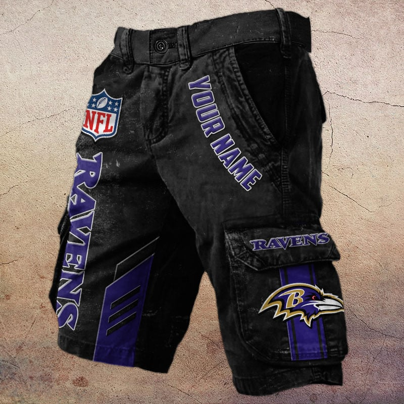 NFL x BR Personalized Cargo Shorts V1 NAK