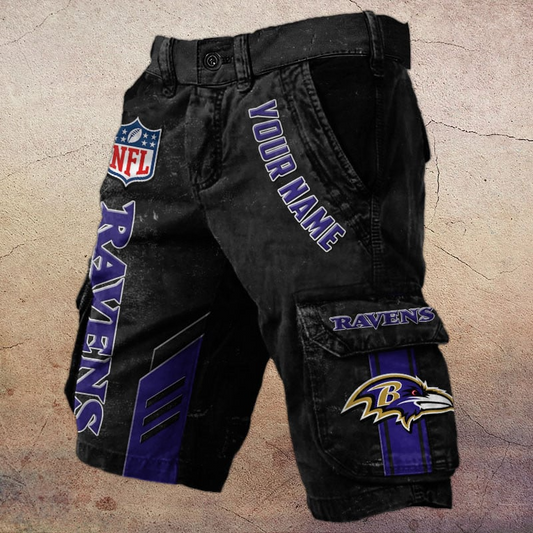 NFL x BR Personalized Cargo Shorts V1 NAK