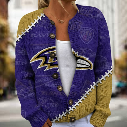 NFL x BR Women cardigan sweater V1 NAK TXP