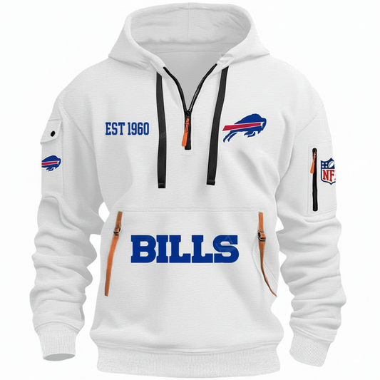 NFL x BUF EST 1960 HOODIE HALF ZIPPER HLP