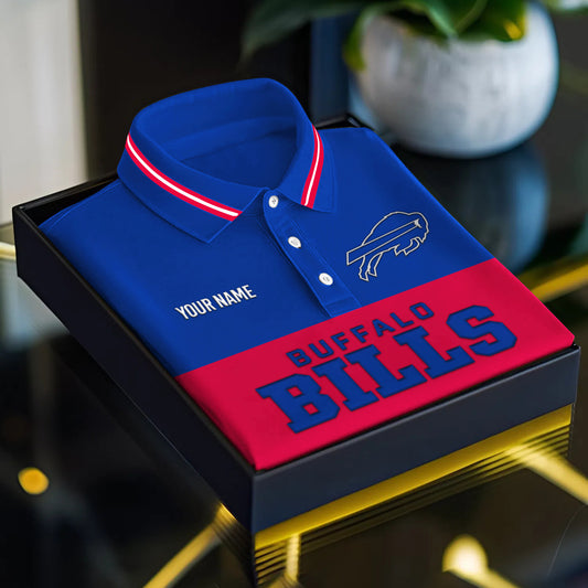 NFL x BUF Full Team 3D Printed Classic Polo Shirt V1 NAK NHM