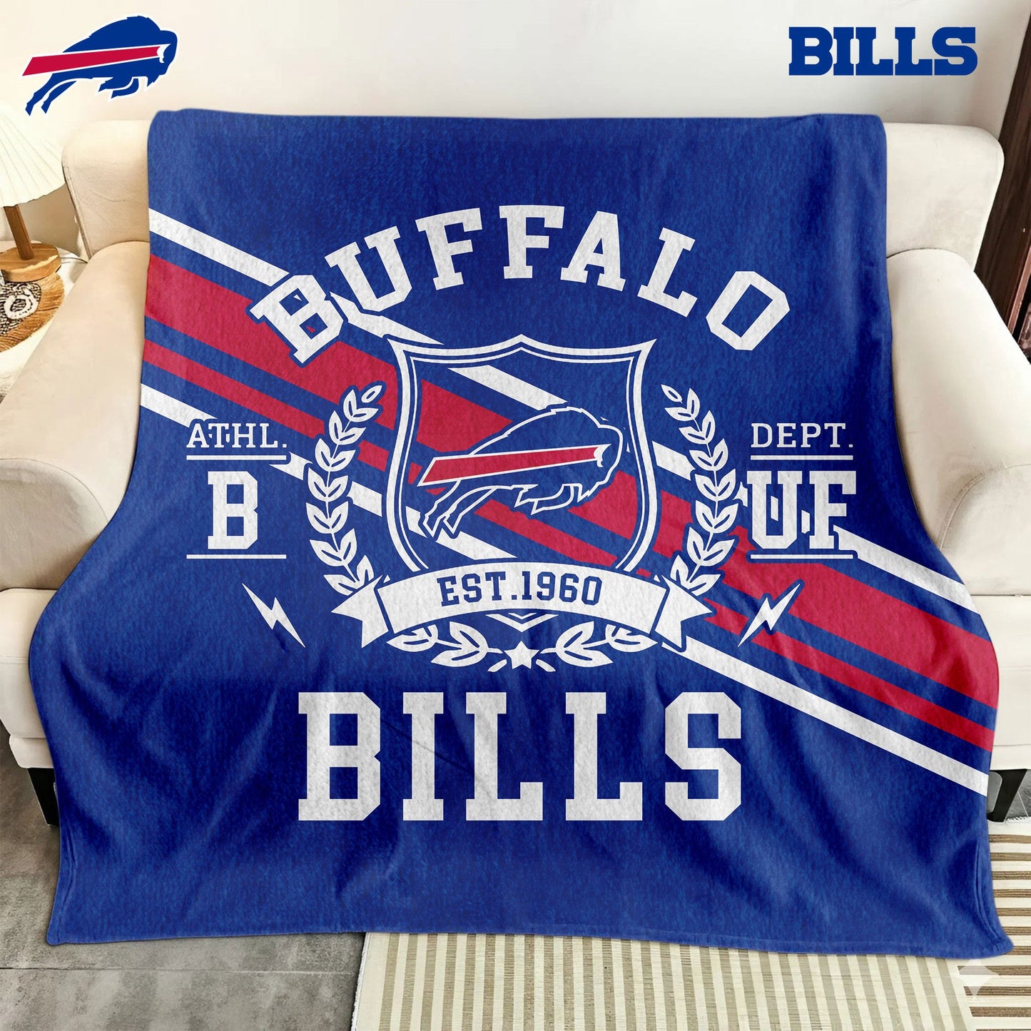 NFL x BUF Legacy Fleece Blanket HLP 251025