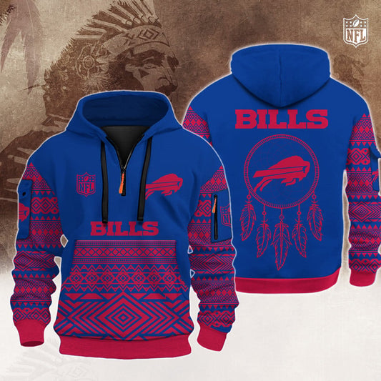 NFL x BUF Native Half-zip Hoodie HLP