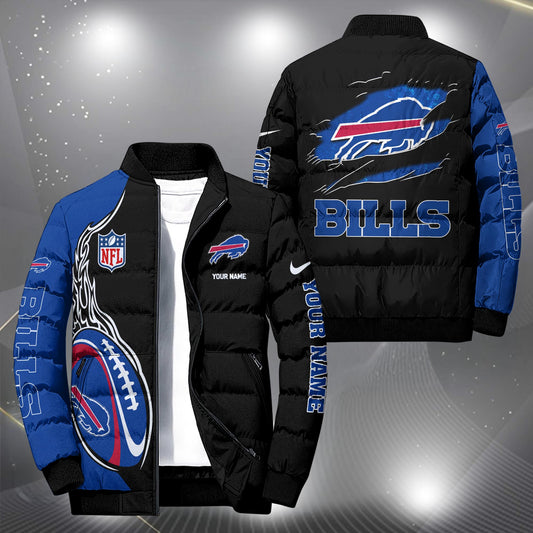 NFL x BUF Personalized Puffer Jacket HLP