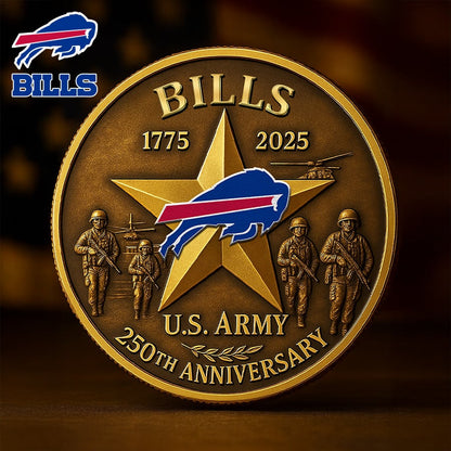 NFL X BUF Premium U.S Army Anniversary Coin HLP