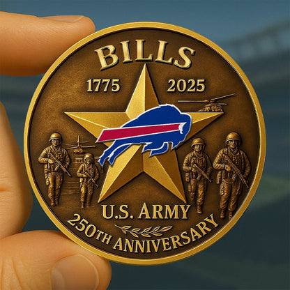 NFL X BUF Premium U.S Army Anniversary Coin HLP