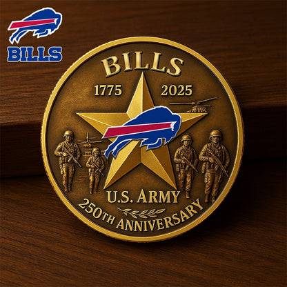 NFL X BUF Premium U.S Army Anniversary Coin HLP